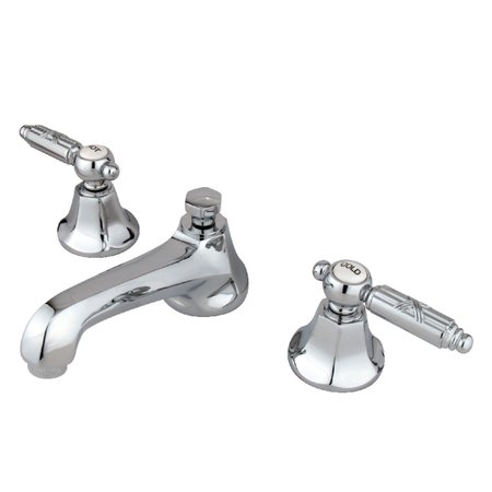 KINGSTON BRASS KS4461GL 8" Widespread Bathroom Faucet, Polished Chrome KS4461GL